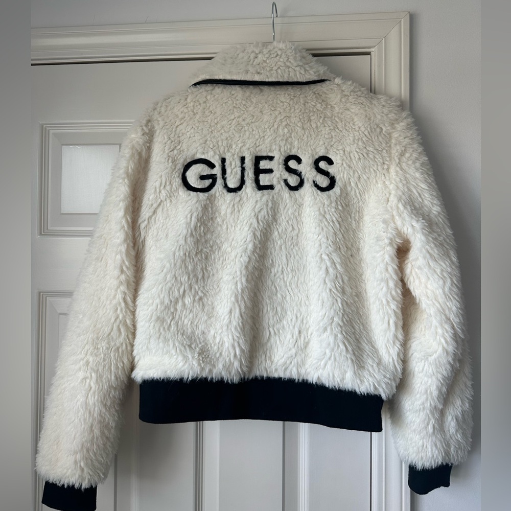 Guess Fur Bomber Jacket